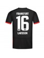 Eintracht Frankfurt Hugo Larsson #16 Venkovní Dres 2024-25 Krátký Rukáv